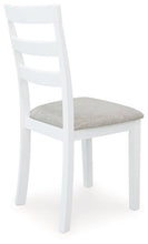 Load image into Gallery viewer, Stonehollow White/Gray Dining Table and Chairs with Bench (Set of 6)