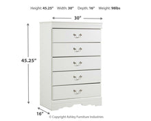 Load image into Gallery viewer, Anarasia - Five Drawer Chest