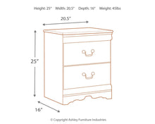 Load image into Gallery viewer, Anarasia - Two Drawer Night Stand