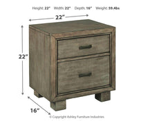 Load image into Gallery viewer, Arnett - Two Drawer Night Stand