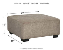 Load image into Gallery viewer, Ballinasloe - Oversized Accent Ottoman
