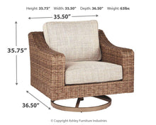 Load image into Gallery viewer, Beachcroft - Swivel Lounge Chair (1/cn)