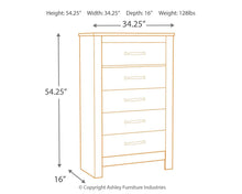 Load image into Gallery viewer, Bellaby - Five Drawer Chest