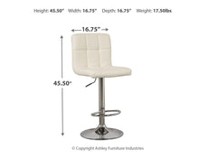 Load image into Gallery viewer, Bellatier - Tall Uph Swivel Barstool(2/cn)