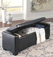 Load image into Gallery viewer, Benches - Upholstered Storage Bench - Faux Leather