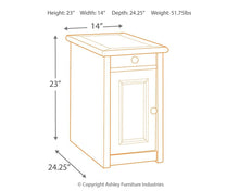 Load image into Gallery viewer, Bolanburg - Chair Side End Table - Door