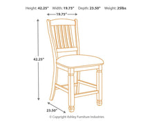 Load image into Gallery viewer, Bolanburg - Upholstered Barstool (2/cn)