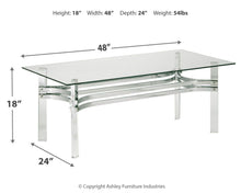 Load image into Gallery viewer, Braddoni - Rectangular Cocktail Table