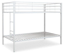 Load image into Gallery viewer, Broshard Twin over Twin Metal Bunk Bed