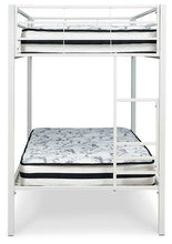 Load image into Gallery viewer, Broshard Twin over Twin Metal Bunk Bed