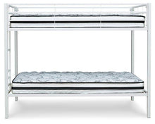 Load image into Gallery viewer, Broshard Twin over Twin Metal Bunk Bed