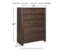 Load image into Gallery viewer, Brueban - Five Drawer Chest