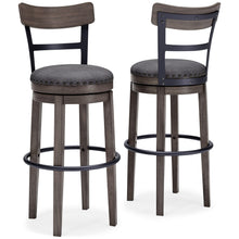 Load image into Gallery viewer, Caitbrook - Tall Uph Swivel Barstool(1/cn)