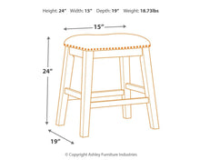 Load image into Gallery viewer, Caitbrook - Upholstered Stool (2/cn)