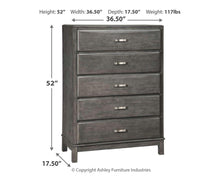 Load image into Gallery viewer, Caitbrook - Five Drawer Chest