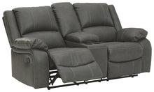 Load image into Gallery viewer, Calderwell - Dbl Rec Loveseat W/console