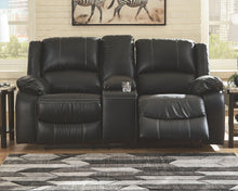 Load image into Gallery viewer, Calderwell - Dbl Rec Loveseat W/console