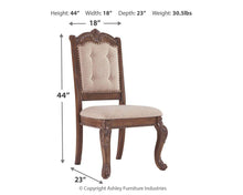 Load image into Gallery viewer, Charmond - Dining Uph Side Chair (2/cn)