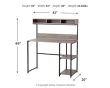 Load image into Gallery viewer, Daylicrew - Home Office Desk And Hutch