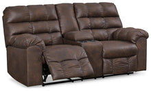 Load image into Gallery viewer, Derwin Reclining Loveseat with Console