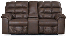Load image into Gallery viewer, Derwin Reclining Loveseat with Console