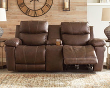 Load image into Gallery viewer, Edmar - Pwr Rec Loveseat/con/adj Hdrst