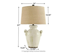 Load image into Gallery viewer, Emelda - Ceramic Table Lamp (1/cn)