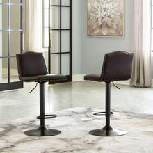 Load image into Gallery viewer, Gaddison - Tall Uph Swivel Barstool(2/cn)