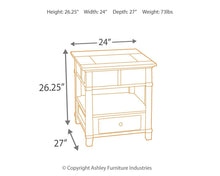 Load image into Gallery viewer, Gately - Rectangular End Table