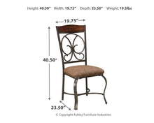 Load image into Gallery viewer, Glambrey - Dining Uph Side Chair (4/cn)