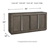 Load image into Gallery viewer, Anibecca Gray Dining Server