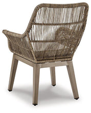 Load image into Gallery viewer, Beach Front Beige Arm Chair with Cushion (Set of 2)