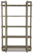 Load image into Gallery viewer, Bergton Distressed Gray Bookcase