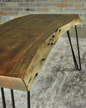 Load image into Gallery viewer, Haileeten Brown/Black Accent Bench