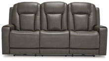 Load image into Gallery viewer, Card Player Smoke Power Reclining Sofa