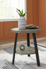 Load image into Gallery viewer, Brennegan Gray/Black End Table