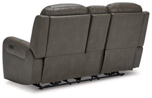 Load image into Gallery viewer, Card Player Smoke Power Reclining Loveseat