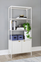 Load image into Gallery viewer, Deznee White Large Bookcase
