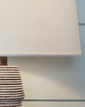 Load image into Gallery viewer, Jairburns Brick Red/White Table Lamp (Set of 2)