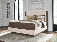 Load image into Gallery viewer, Anibecca Weathered Gray California King Upholstered Bed