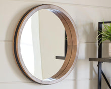 Load image into Gallery viewer, Jamesburg Brown/Black Accent Mirror