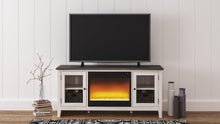 Load image into Gallery viewer, Dorrinson 60" TV Stand with Electric Fireplace