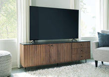 Load image into Gallery viewer, Barnford Brown/Black Accent Cabinet