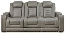Load image into Gallery viewer, Backtrack Gray Power Reclining Sofa