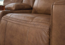 Load image into Gallery viewer, Game Plan Caramel Power Reclining Loveseat