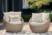 Load image into Gallery viewer, Danson Beige Swivel Lounge with Cushion (Set of 2)