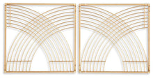 Load image into Gallery viewer, Dalkins Gold Finish Wall Decor (Set of 2)