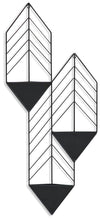 Load image into Gallery viewer, Dashney Black Wall Planter On Stand