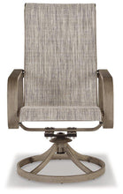 Load image into Gallery viewer, Beach Front Beige Sling Swivel Chair (Set of 2)