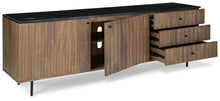Load image into Gallery viewer, Barnford Brown/Black Accent Cabinet
